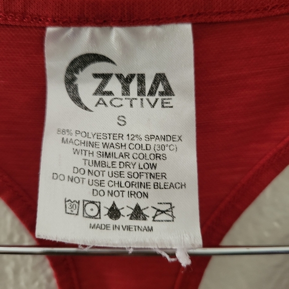 ZYIA Side Tie Tank Top Size Small - Picture 3 of 5